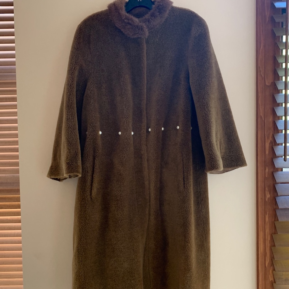 Luxious Faux Fur Teddy Bear Coat